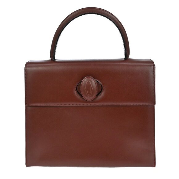 Cartier Handbags - Cartier Bordeaux Must de Cartier Handbag C34 NQ03328 BNN07